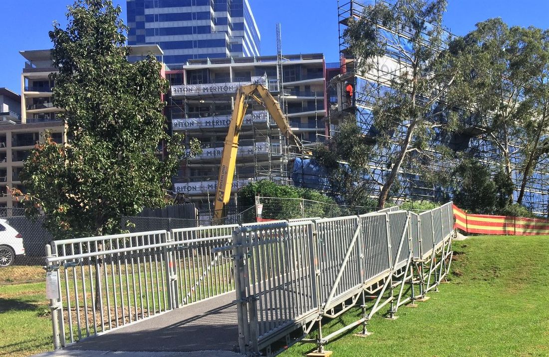 Public Access Scaffold Ramp